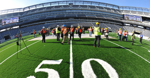 Metlife deals stadium turf